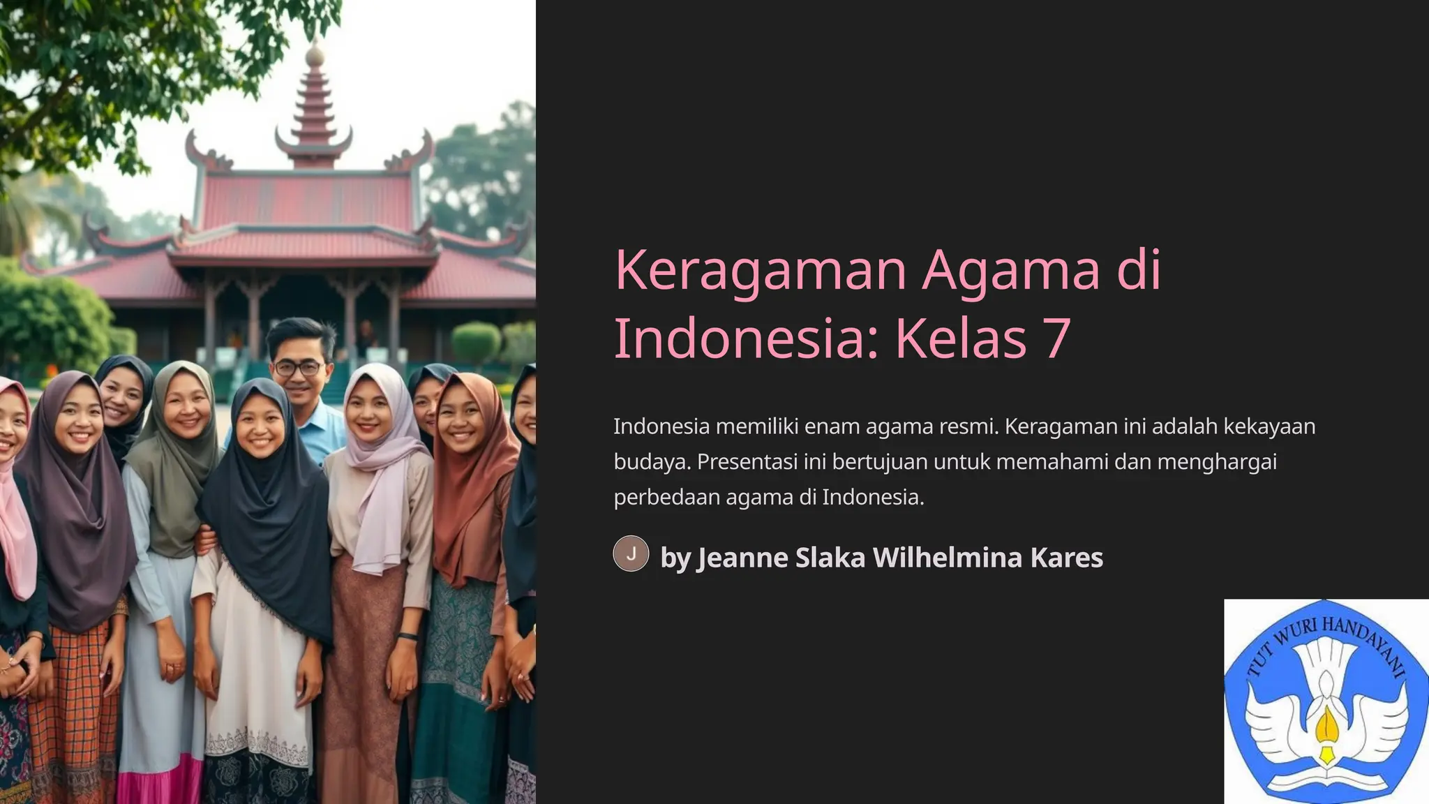 Keragaman-Agama-di-Indonesia-Kelas-7 pptx