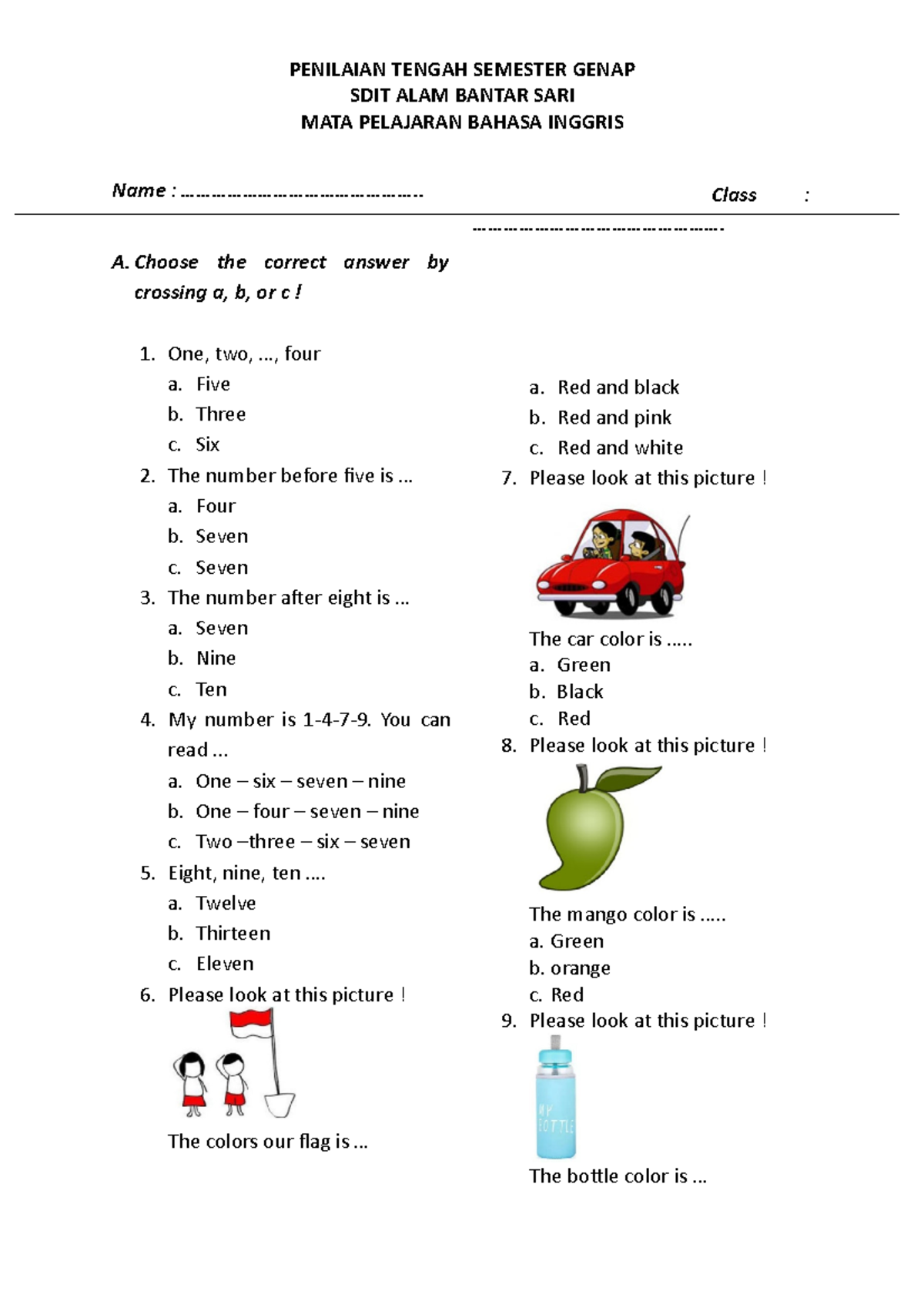 3 Cara Cepat Buat Contoh Kisi Kisi Soal Bahasa Inggris SD Kelas 3 yang Ternyata Jarang Diketahui Guru