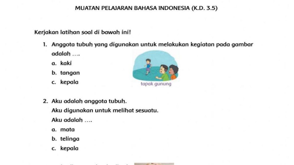 3 Contoh Soal Bahasa Indonesia Kelas 5 Tema 9 KD 3.4 yang Wajib Dikuasai Siswa di Tahun 2026 3 Contoh Soal Bahasa Indonesia Kelas 5 Tema 9 KD 3.4 yang Wajib Dikuasai Siswa di Tahun 2026