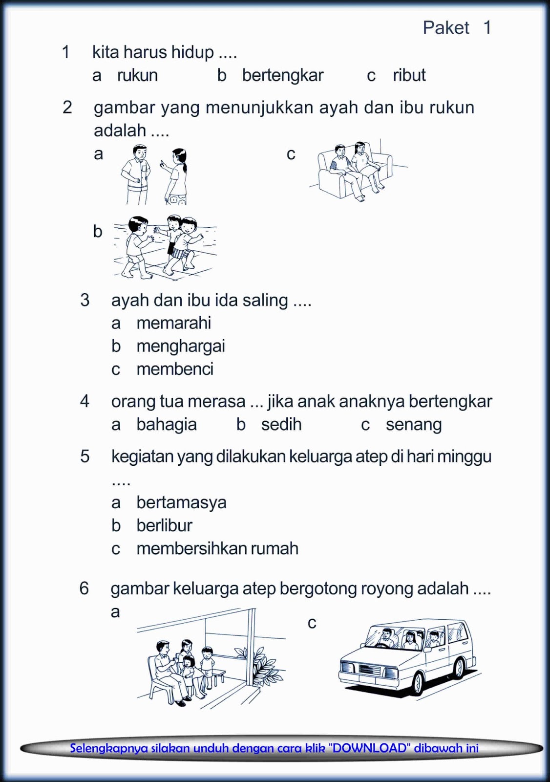 5 Cara Download Soal PTS SDIT Kelas 2 Tema 1 Subtema 3 yang Wajib Dicoba Guru Ternyata Semudah Ini