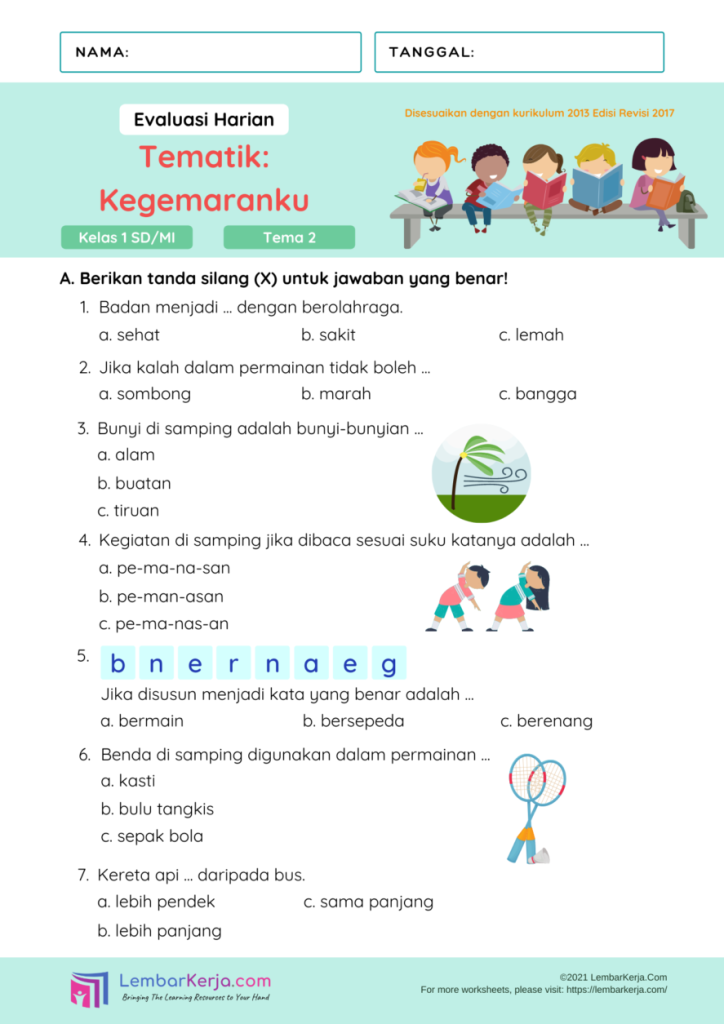 5 Contoh Soal Bahasa Indonesia Kelas 4 Tematik Tema 8 yang Sering Keluar di Ujian 2026