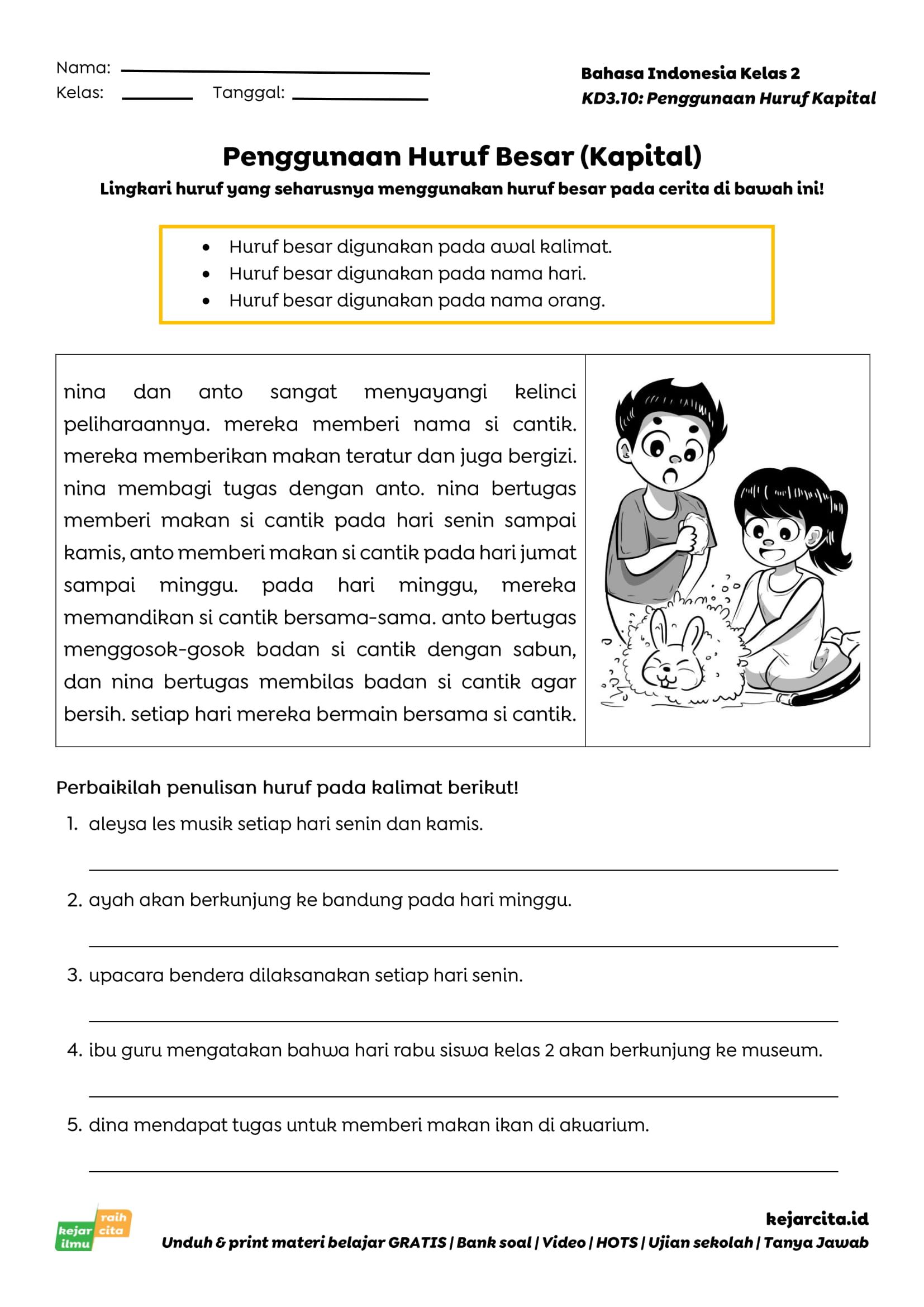 5 Contoh Soal Bahasa Indonesia Kelas 4 tentang Dongeng yang Sering Muncul di Ujian 2026