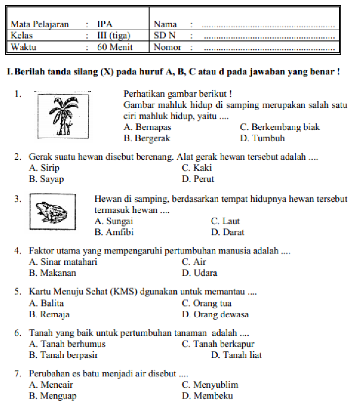 7 Cara Asyik Menguasai Materi Soal dan Jawaban Pelajaran SD Kelas 3 Semester 1 Sebelum Terlambat