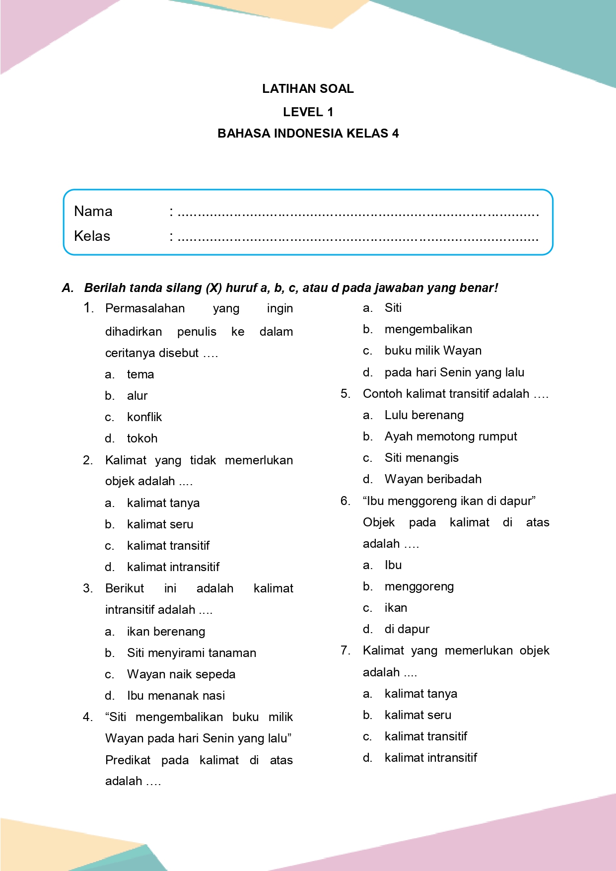 7 Rahasia Latihan Soal UKK Bahasa Indonesia Kelas 4 SD Semester 2 yang Wajib Diketahui!