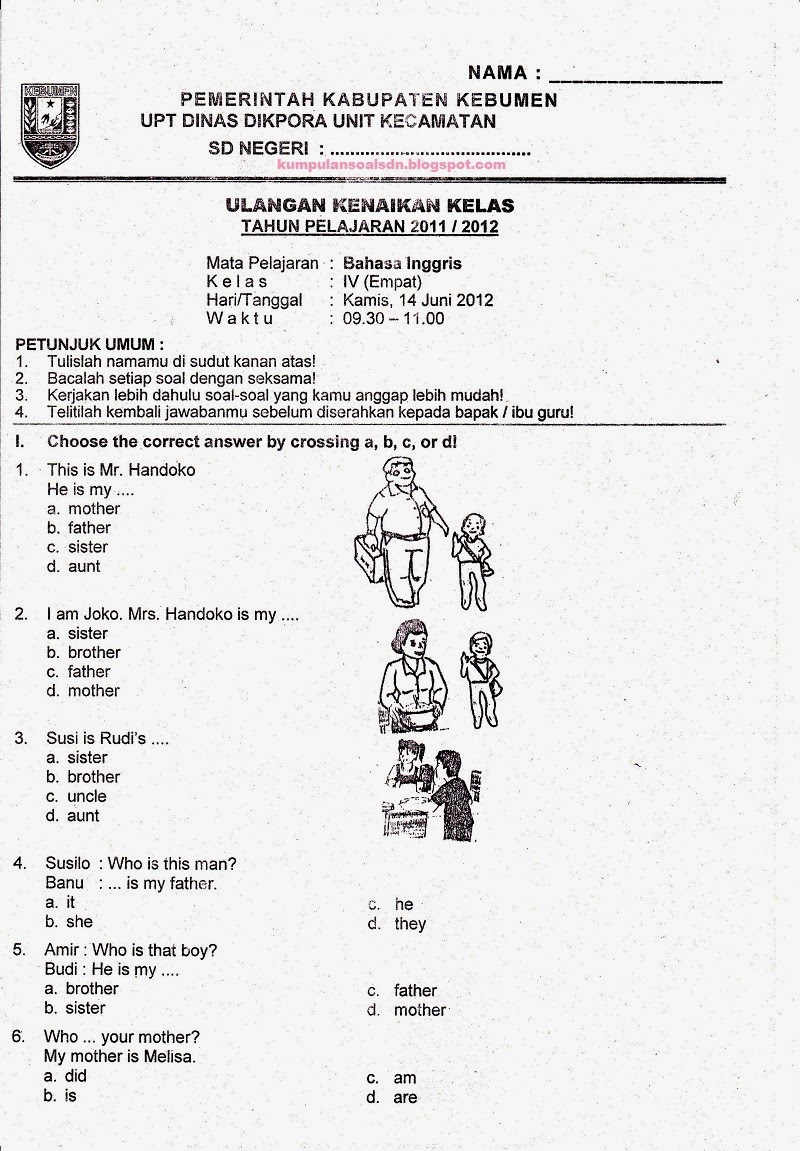 7 Rahasia Latihan Soal UKK Bahasa Inggris Kelas 4 SD Semester 2 yang Wajib Diketahui 7 Rahasia Latihan Soal UKK Bahasa Inggris Kelas 4 SD Semester 2 yang Wajib Diketahui