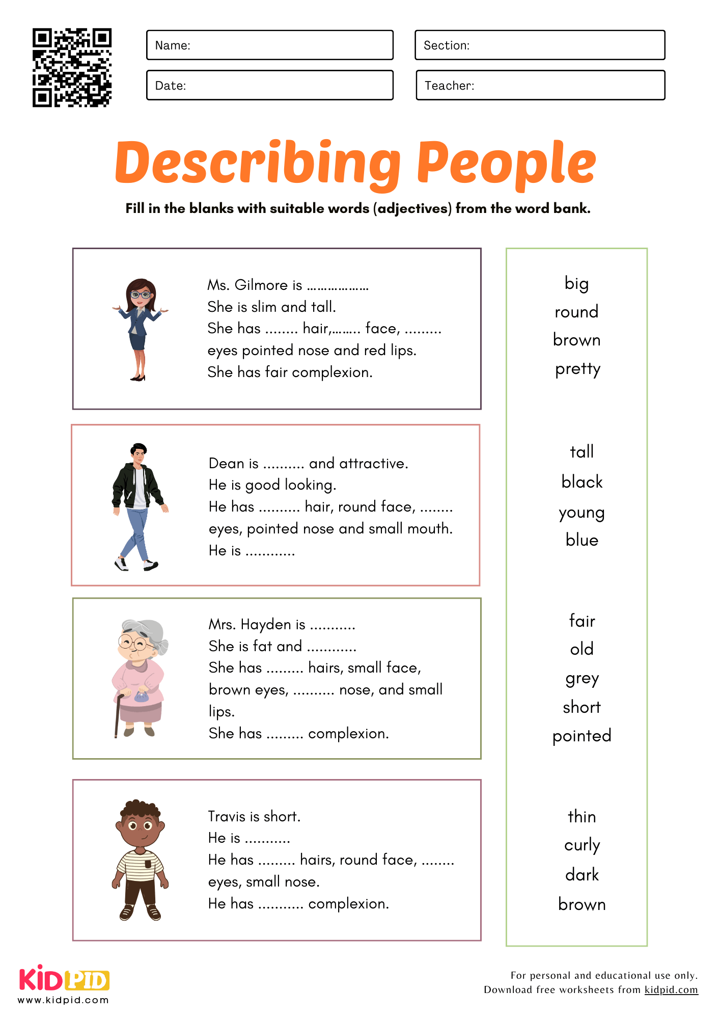7 Rahasia Materi Soal Bahasa Inggris Kelas 3 SD Describing People yang Wajib Diketahui 7 Rahasia Materi Soal Bahasa Inggris Kelas 3 SD Describing People yang Wajib Diketahui