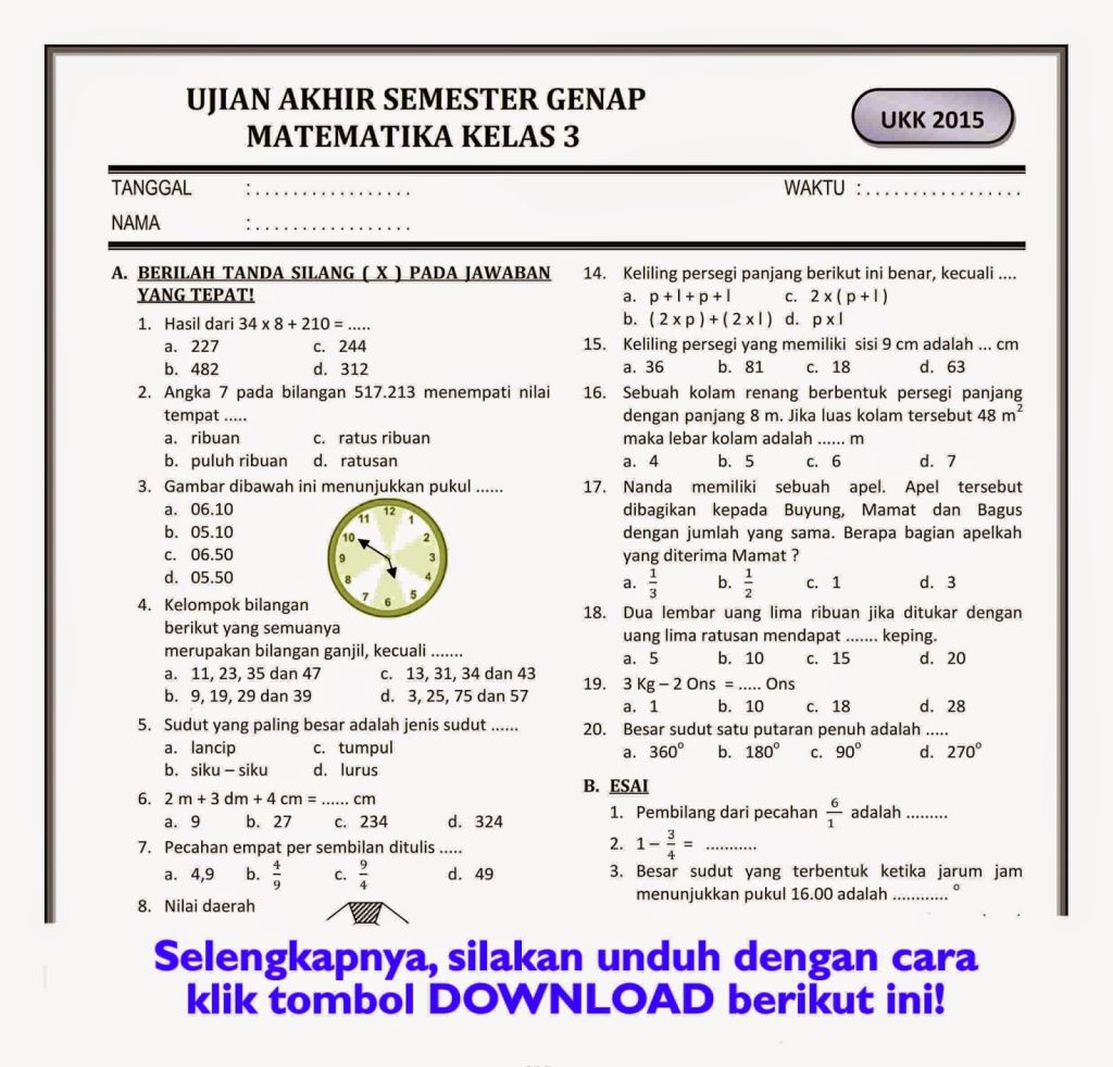 7 Rahasia Nilai Sempurna dengan Latihan Contoh Soal Kelas 4 Tema Semester 2 Terbaru 7 Rahasia Nilai Sempurna dengan Latihan Contoh Soal Kelas 4 Tema Semester 2 Terbaru