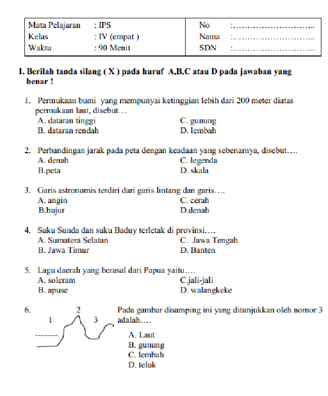 Akhirnya Tahu! 7 Latihan Soal UKK IPS Kelas 4 SD Paling Sering Muncul di Ujian 2026