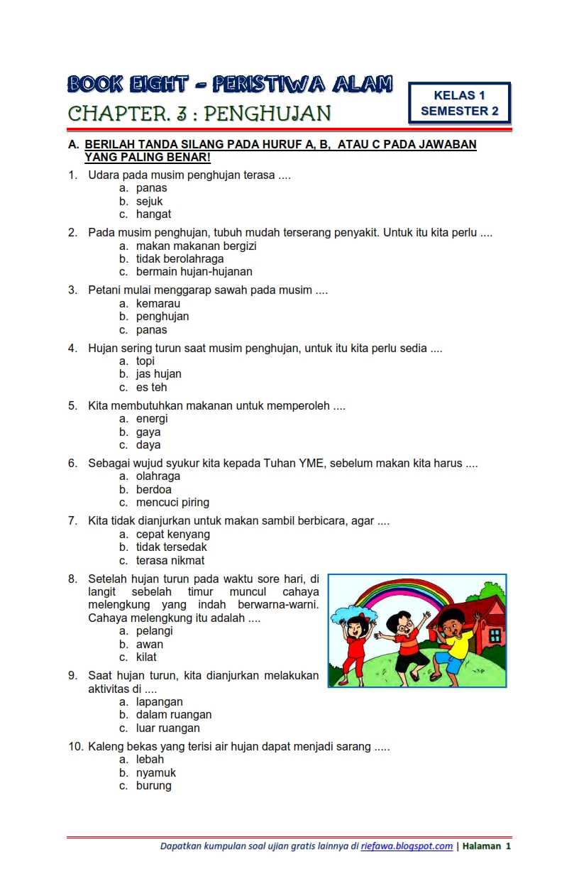 Latihan Soal Geografi Kelas 10 Semester 2 Kurikulum 2013 Materi