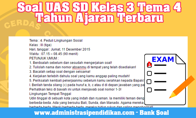 Rahasia Menguasai Latihan Soal UAS Tema 4 Kelas 3 SD dalam 5 Langkah Cepat Sebelum Ujian