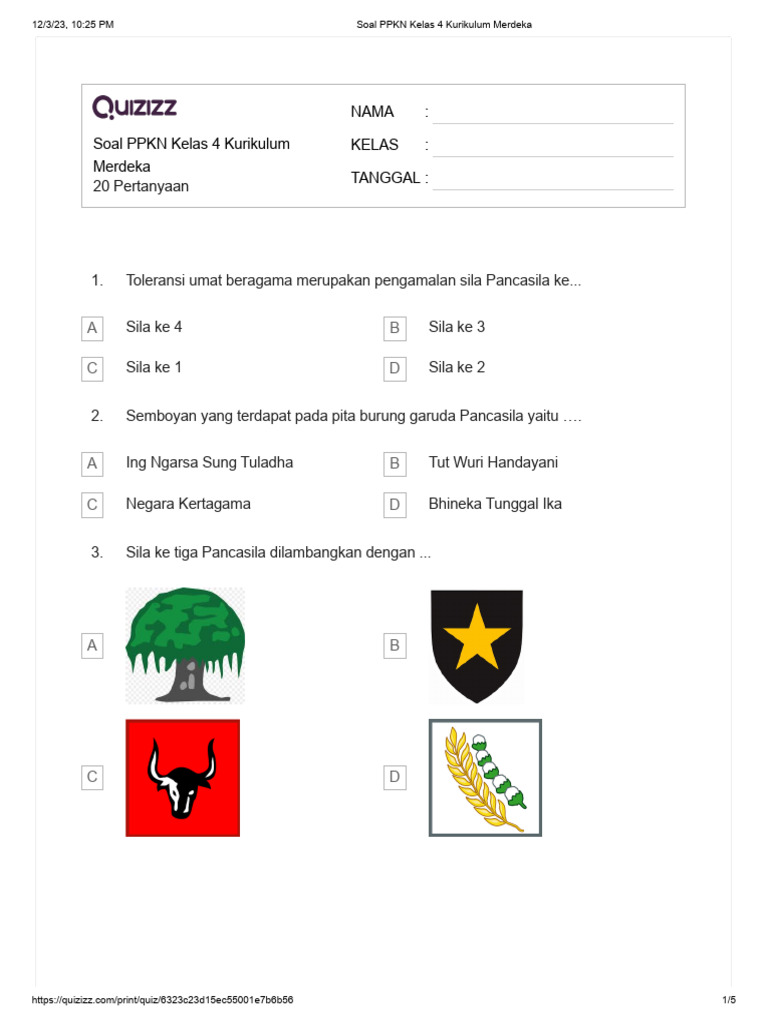 Rahasia Skor Tinggi Latihan Soal PPKN KD 3.4 Kelas 4 Agar Anak Langsung Paham