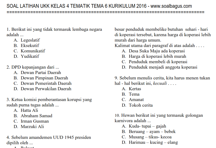 Terbukti Efektif! 7 Rahasia Latihan Soal UAS UKK Kelas 4 Tema 6 yang Bikin Nilai Meningkat